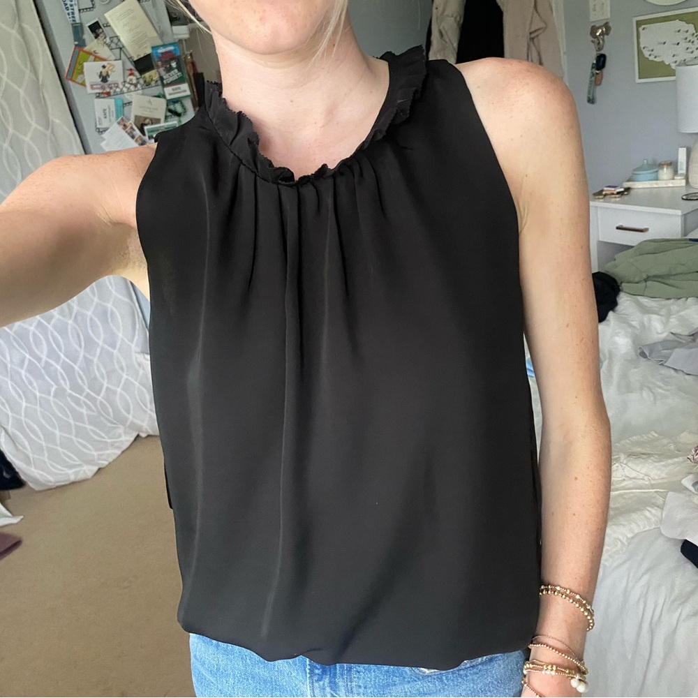 Naked Zebra Black Top